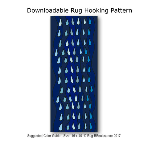 Downloadable Rug Hooking Pattern - No Shipping