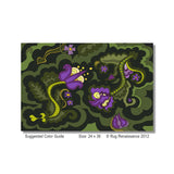 Downloadable Rug Hooking Pattern. Just Trace and Hook